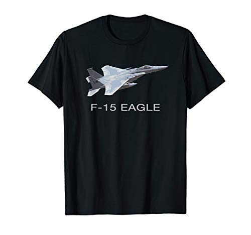 F-15 EAGLE FIGHTER PLANE JET T SHIRT Pilot
