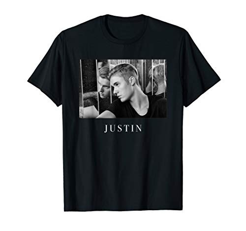 Justin Bieber Official Reflection Photo B W T-Shirt