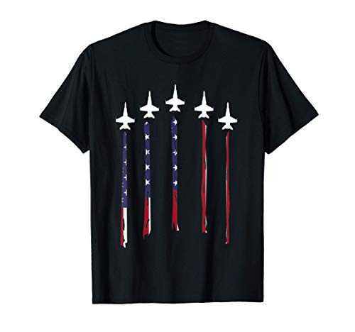 FA-18 F-18 Super Hornet American Flag T-Shirt