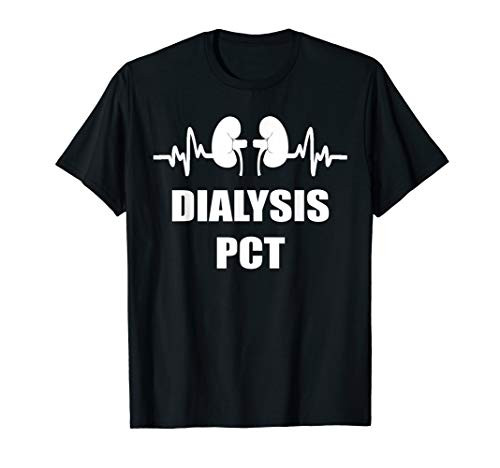 Kidney Heartbeat Dialysis Patient Care Tech Technician PCT T-Shirt