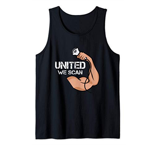 Ultrasound Tech Sonography Sonographer United We Scan Tank Top