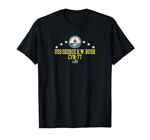 USS George H_W_ Bush CVN-77 T-Shirt