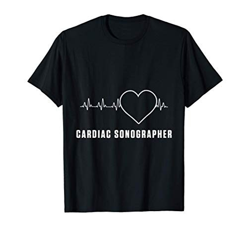 Cardiac Sonographer Echo Tech Info RDCS T-Shirt