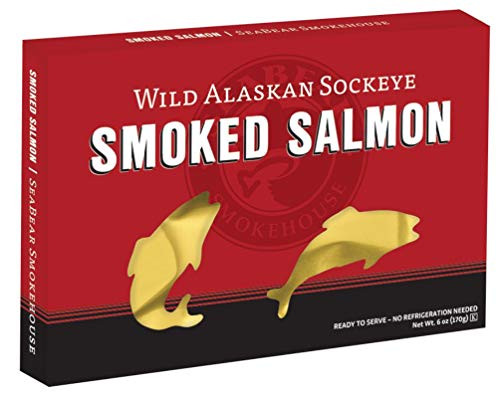 SeaBear - Wild Alaskan Smoked Sockeye Salmon Gift box - 6oz