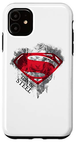 iPhone 11 Man of Steel Superman Face   Logo Case