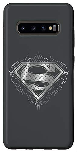 Galaxy S10 Superman Tribal Steel Logo Case