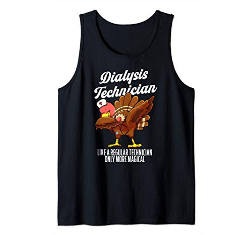 Dialysis Technician Turkey Dancing Nephrology Tech Tank Top