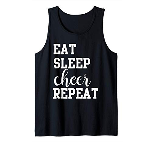 Eat Sleep Cheer Repeat Tank Top