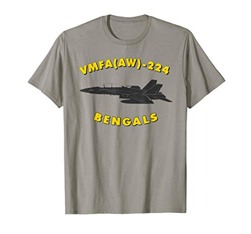 VMFA-224 Fighter Attack Squadron Bengals FA-18 Hornet Jet T-Shirt