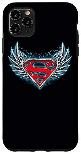 iPhone 11 Pro Max Superman Steel Wings Logo Case