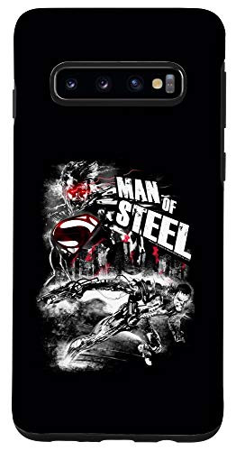 Galaxy S10 Man of Steel Superman Scratchy Steel Case