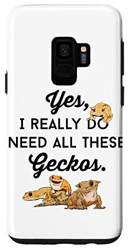 Galaxy S9 Funny Crested Gecko Leopard Gecko Gecko Addict Case