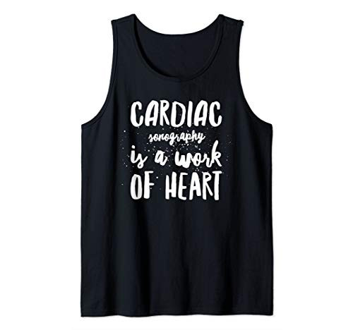 Sonographer Ultrasound Tech Medical Cardiac Sonography Tank Top