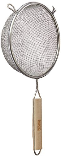 Winco Strainer, 6.25-Inch Diameter, Fine Double Mesh