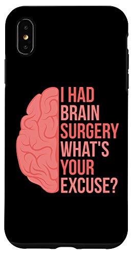 iPhone XS Max Get Well Gift I Had Brain Surgery___ Brain Tumor Awareness Case