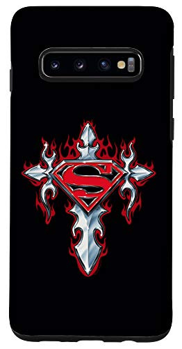 Galaxy S10 Superman Gothic Steel Logo Case