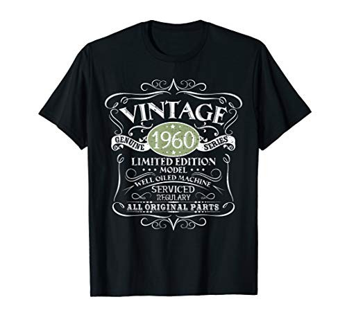 Vintage 1960 60th Birthday All Original Parts Gift T-Shirt