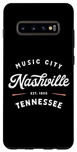 Galaxy S10 Rustic Classic Nashville Tennessee 1806 USA Gift Case