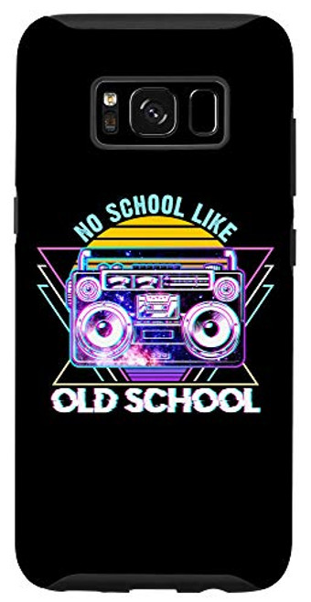 Galaxy S8 No School like Old School Boombox Retro 80s 90s Vintage Case Galaxy S8 No School like Old School Boombox Retro 80s 90s Vintage Case