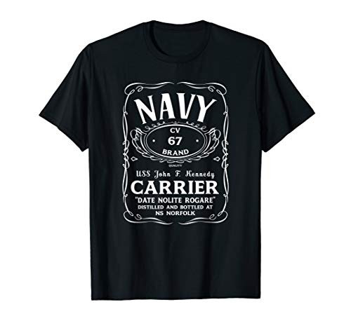 USS John F_ Kennedy CV-67 Aircraft Carrier T-Shirt USS John F_ Kennedy CV-67 Aircraft Carrier T-Shirt