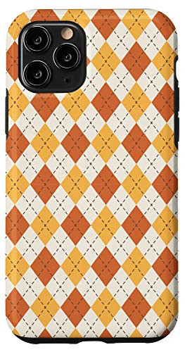 iPhone 11 Pro Classic Thanksgiving Checkered Plaid Pattern Men Women Gift Case