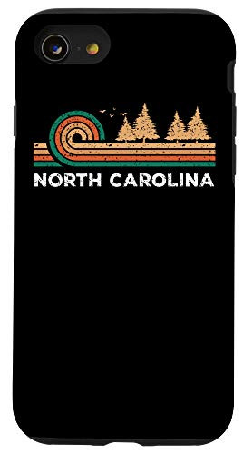 iPhone SE 2020  7  8 North Carolina Vintage Pine Outdoors Souvenir Case