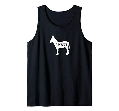 Smart Ass Donkey Silhouette Tank Top