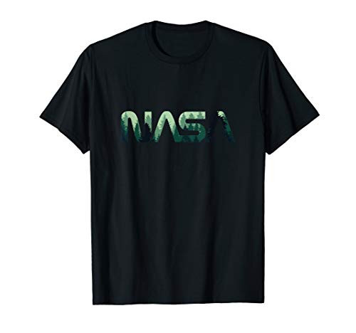 Vintage NASA Worm Logo T-Shirt - Forest T-Shirt