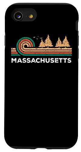 iPhone SE 2020  7  8 Massachusetts Vintage Pine Outdoors Souvenir Case