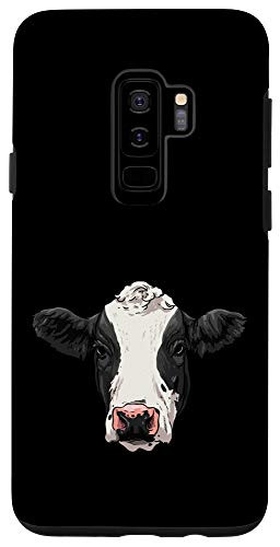 Galaxy S9 Cow Head Cute Cow Lover Women Men Gift Case