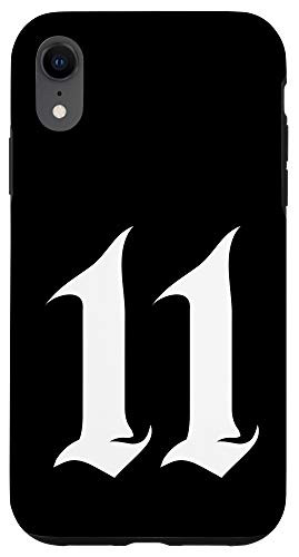 iPhone XR Old English Number 11 or Eleven Case
