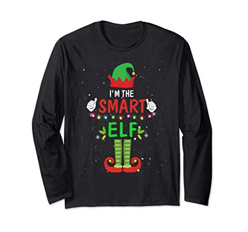 Im The Smart Elf Matching Family Group Christmas Long Sleeve T-Shirt