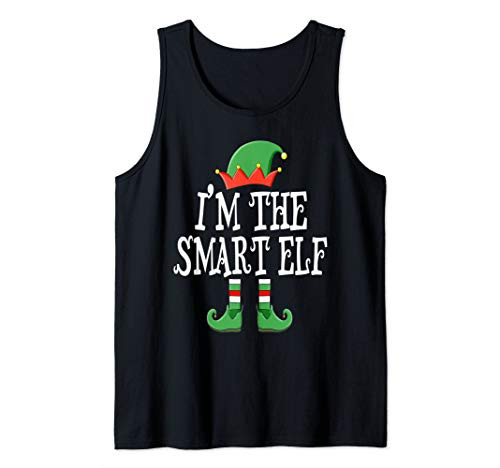 Im The Smart Elf Group Matching Family Christmas Clever Elf Tank Top