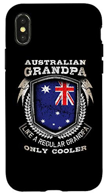 iPhone XXS Australian Grandpa Like A Regular Grandpa Only Cooler Funny Case