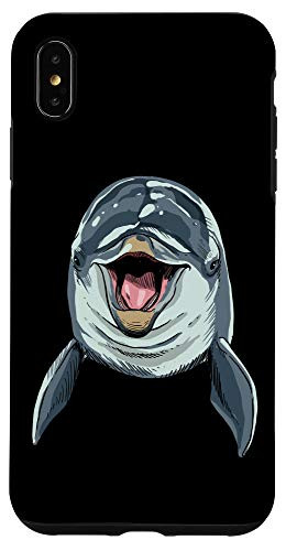 iPhone XS Max Dolphin Head Cute Dolphin Lover Women Men Gift Case
