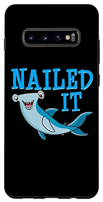 Galaxy S10 Nailed it Shark Hammerhead Marine Biologist Biology Gift Case