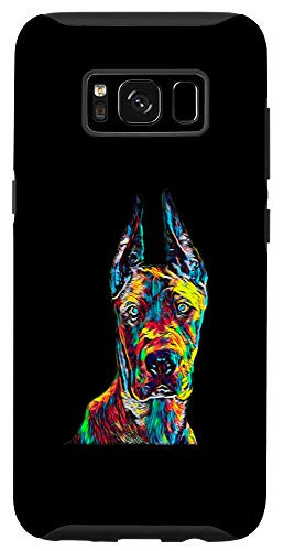 Galaxy S8 Great Dane Dog Head With Cropped Ears Case