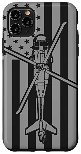 iPhone 11 Pro Max UH-60 Black Hawk Helicopter Flag Design Case