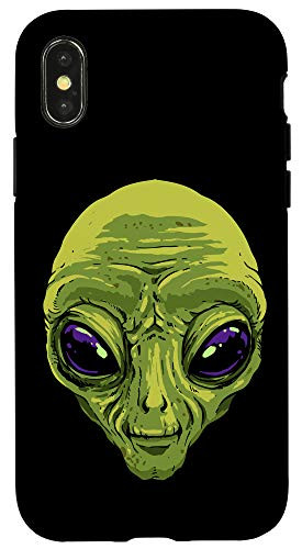 iPhone XXS Alien Head Cute Alien Lover Women Men Gift Case