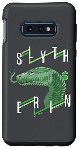 Galaxy S10e Harry Potter Slytherin Textured Snake Headshot Case