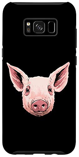 Galaxy S8 Pig Head Cute Pig Lover Women Men Gift Case