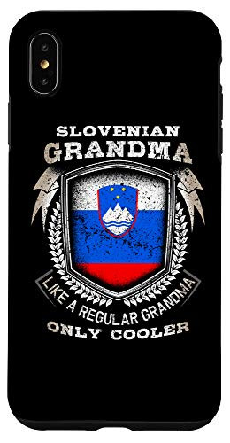 iPhone XS Max Slovenian Grandma Like A Regular Grandma Only Cooler Funny Case