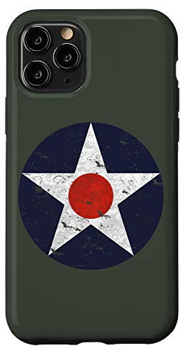 iPhone 11 Pro Air Corps WW1 WW2 Military Aviation Vintage Aircraft Roundel Case