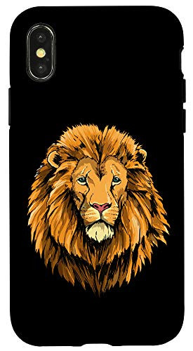 iPhone XXS Lion Head Cute Lion Lover Women Men Gift Case