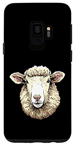 Galaxy S9 Sheep Head Cute Sheep Lover Women Men Gift Case