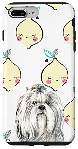 iPhone 7 Plus8 Plus Shih Tzu Dog Kawaii Lemon Smiling Pattern Animal Head Case
