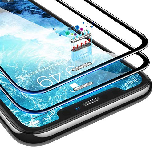 Humixx Industrial Grade Dustproof iPhone 11 Pro Max Screen Protector iPhone Xs Max Screen Protector Military Grade Shatterproof Screen Tempered Glass for iPhone 11 Pro MaxXs Max - 2 Pack