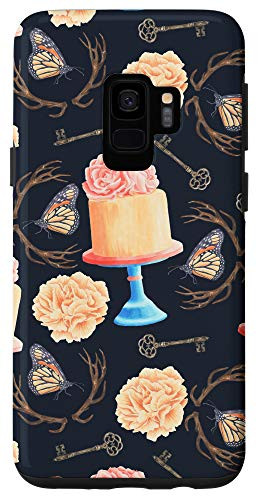 Galaxy S9 Case - cakes flowers keys objects pattern phone Case