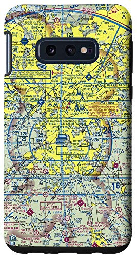 Galaxy S10e KATL Atlanta Intl Airport Sectional Chart ATL Airport Pilot Case