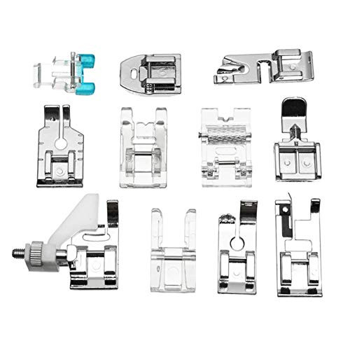 11Pcs Sewing Machine Feet Snap On Presser Set Household DIY Spare Parts Accessories for Brother Singer Janome Babylock Kenmore Low Shank Sewing Machine Use 11Pcs Sewing Machine Feet Snap On Presser Set Household DIY Spare Parts Accessories for Brother Singer Janome Babylock Kenmore Low Shank Sewing Machine Use